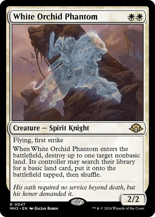 White Orchid Phantom [MH3-047] - Modern Horizons 3