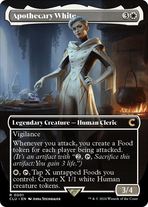 Apothecary White (Borderless) [CLU-001] - Ravnica: Clue Edition