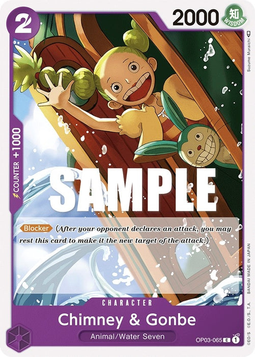 Image for Chimney & Gonbe (OP03-065) [Pillars of Strength] - One Piece Card Game