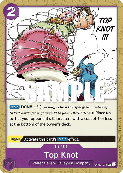 Image for Top Knot (OP03-074) [Pillars of Strength] - One Piece Card Game