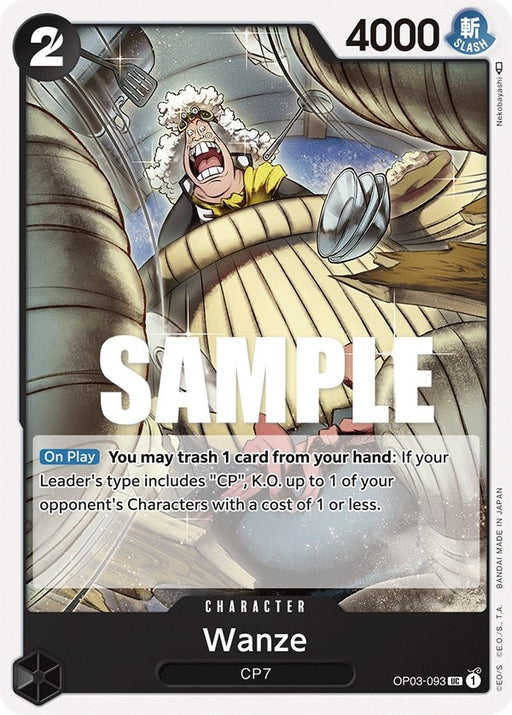Image for Wanze (OP03-093) [Pillars of Strength] - One Piece Card Game