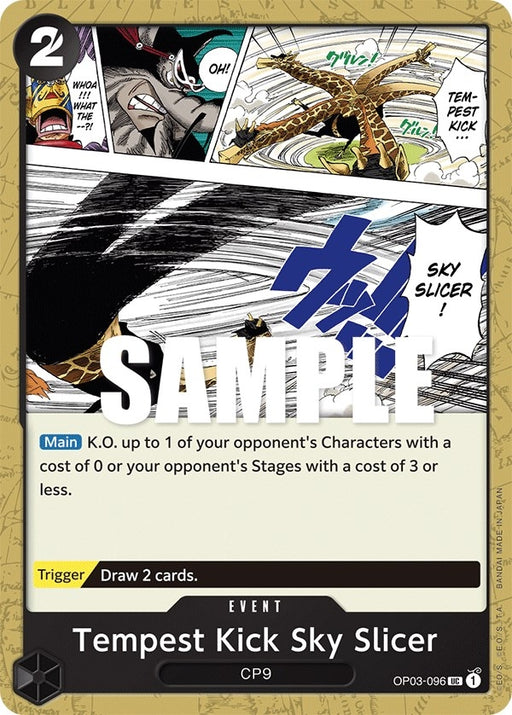 Image for Tempest Kick Sky Slicer (OP03-096) [Pillars of Strength] - One Piece Card Game