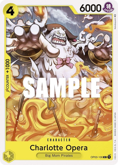 Image for Charlotte Opera (OP03-106) [Pillars of Strength] - One Piece Card Game