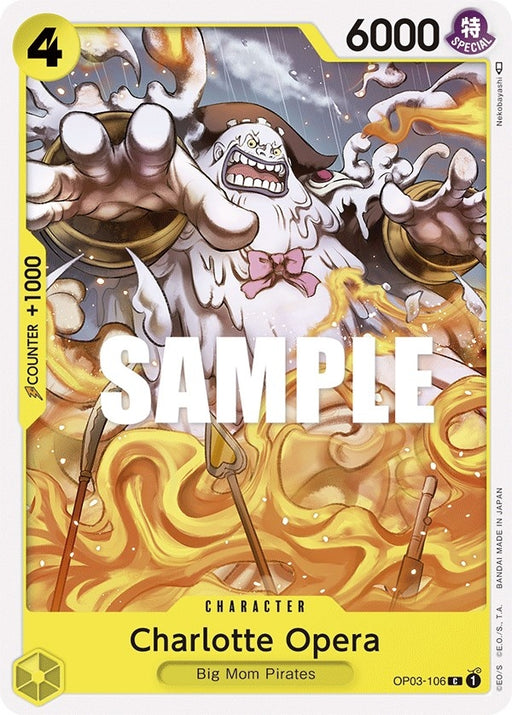 Image for Charlotte Opera (OP03-106) [Pillars of Strength] - One Piece Card Game