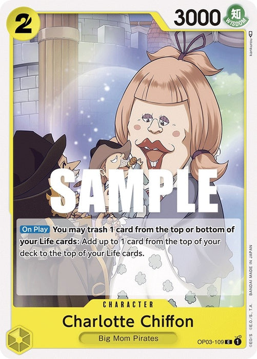Image for Charlotte Chiffon (OP03-109) [Pillars of Strength] - One Piece Card Game