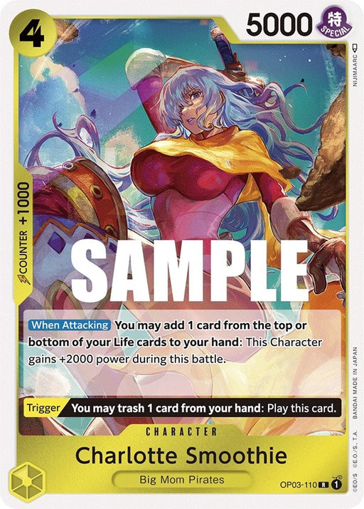 Image for Charlotte Smoothie (OP03-110) (Foil) [Pillars of Strength] - One Piece Card Game