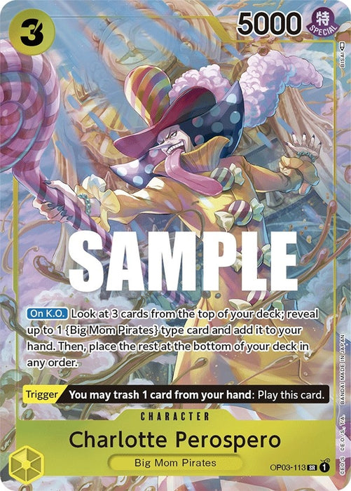 Charlotte Perospero (Alternate Art) (OP03-113) (Foil) [Pillars of Strength]