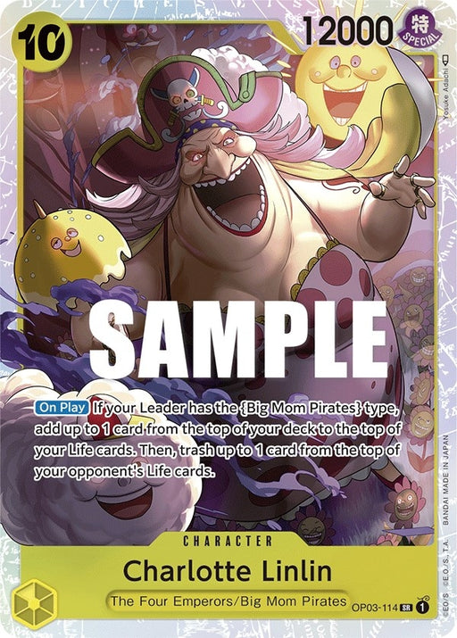 Image for Charlotte Linlin (114) (OP03-114) (Foil) [Pillars of Strength] - One Piece Card Game