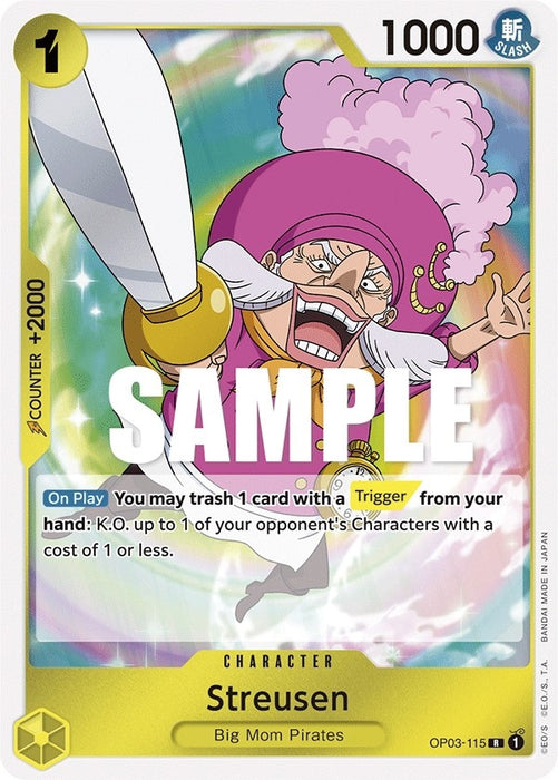 Image for Streusen (OP03-115) [Pillars of Strength] - One Piece Card Game