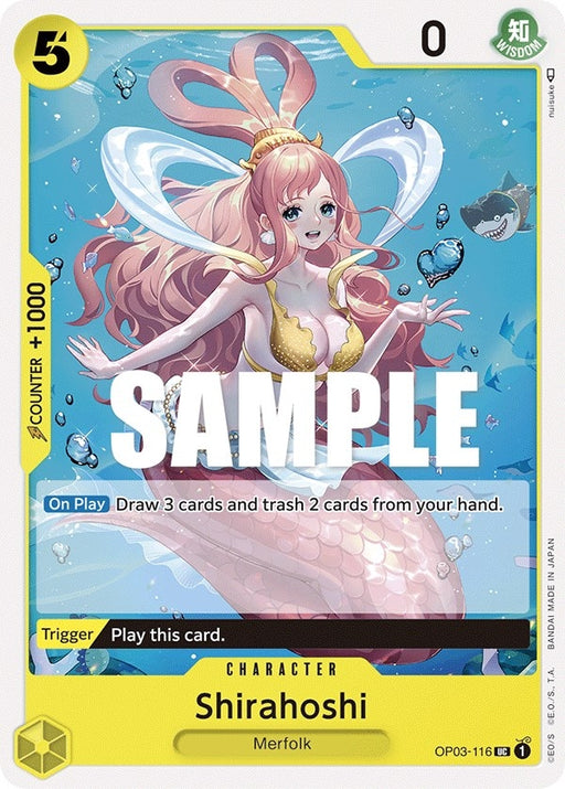 Image for Shirahoshi (OP03-116) [Pillars of Strength] - One Piece Card Game