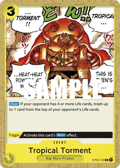 Image for Tropical Torment (OP03-120) [Pillars of Strength] - One Piece Card Game