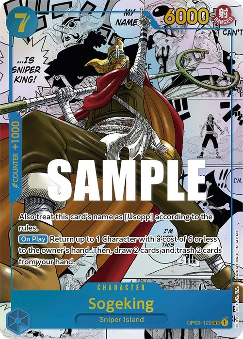 Sogeking (Alternate Art) (Manga) (OP03-122) (Foil) [Pillars of Strength]