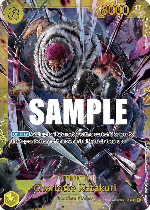 Image for Charlotte Katakuri (123) (OP03-123) (Foil) [Pillars of Strength] - One Piece Card Game