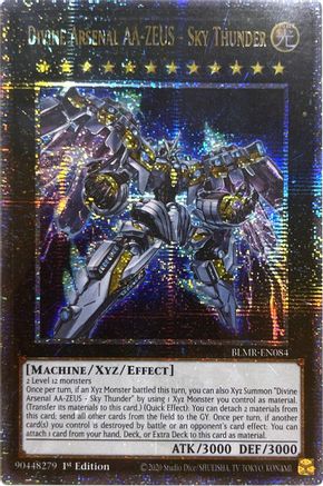 Divine Arsenal AA-ZEUS - Sky Thunder (Quarter Century Secret Rare) (BLMR-EN084) 1st Edition [Battles of Legend: Monstrous Revenge]