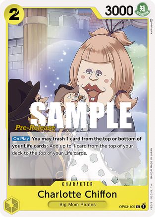 Charlotte Chiffon [OP03-109] (Pillars of Strength Pre-Release Cards)