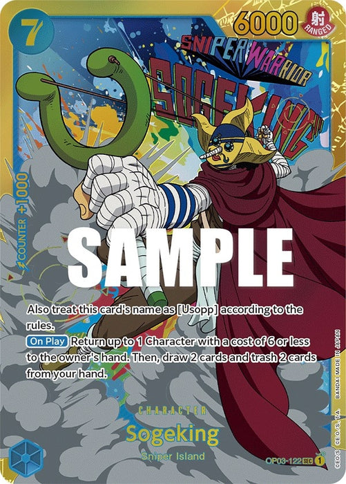 Image for Sogeking (OP03-122) (Foil) [Pillars of Strength] - One Piece Card Game