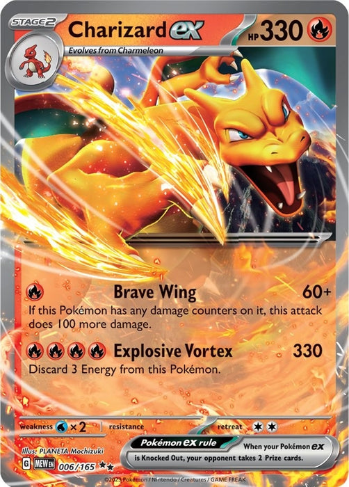 Image for Charizard ex (006/165) (Holofoil) [SV: Scarlet & Violet 151] - Pokemon