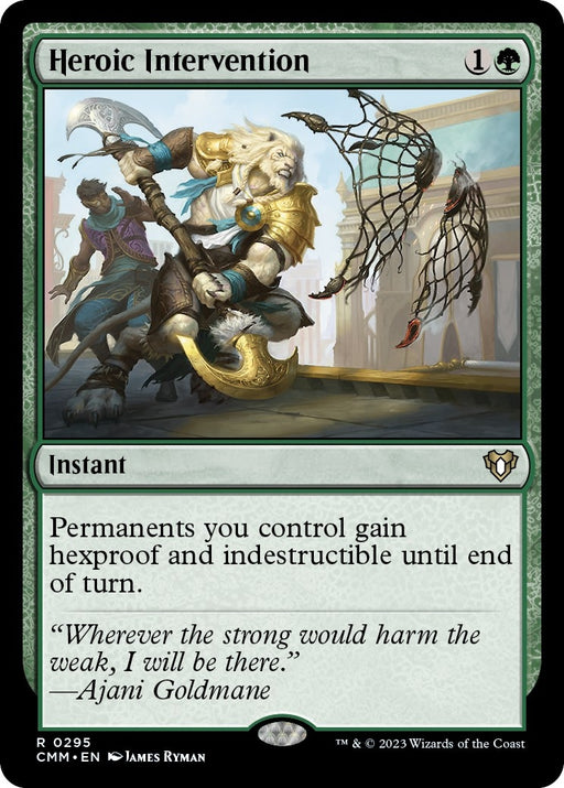 Image for Heroic Intervention (295) (Foil) [Commander Masters] - Magic: The Gathering