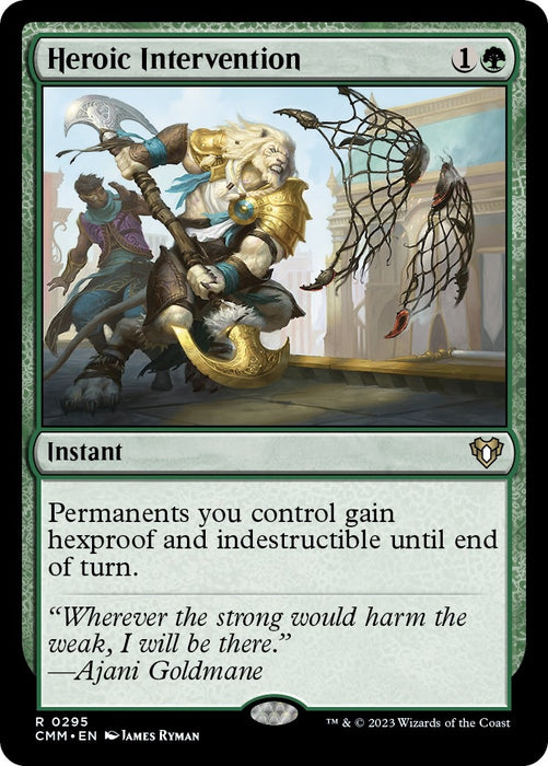 Image for Heroic Intervention (295) [Commander Masters] - Magic: The Gathering