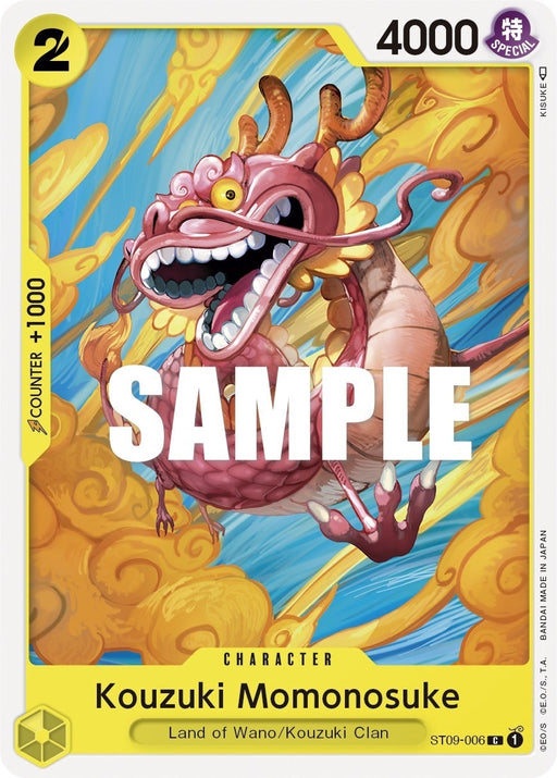 Image for Kouzuki Momonosuke (ST09-006) [Starter Deck 9: Yamato] - One Piece Card Game