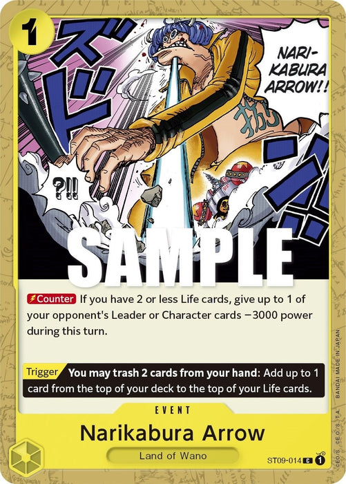 Image for Narikabura Arrow (ST09-014) [Starter Deck 9: Yamato] - One Piece Card Game