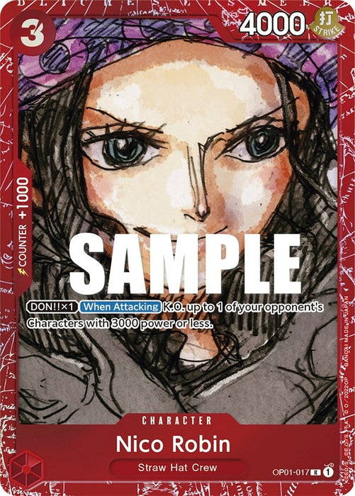 Nico Robin (Premium Card Collection -ONE PIECE FILM RED Edition-) (OP01-017) (Foil) [One Piece Promotion Cards]
