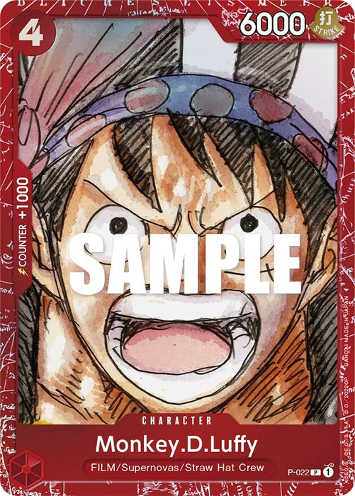 Monkey.D.Luffy (Premium Card Collection -ONE PIECE FILM RED Edition-) (P-022) (Foil) [One Piece Promotion Cards]