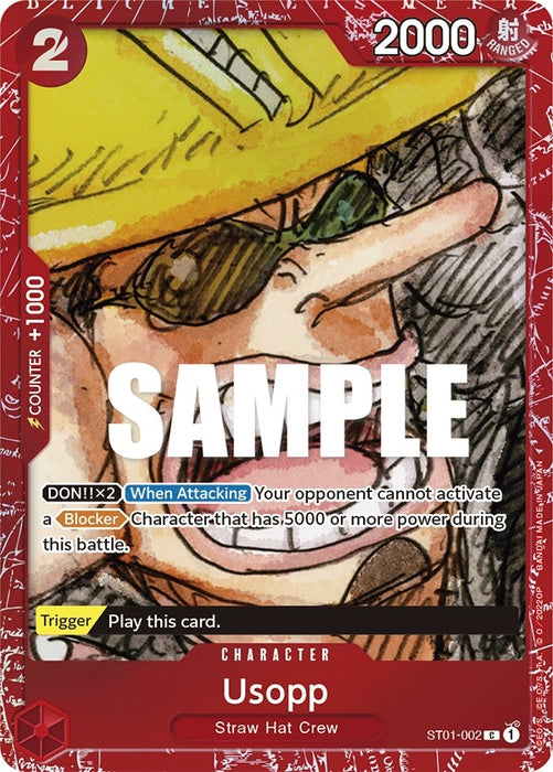 Usopp (Premium Card Collection -ONE PIECE FILM RED Edition-) (ST01-002) (Foil) [One Piece Promotion Cards]