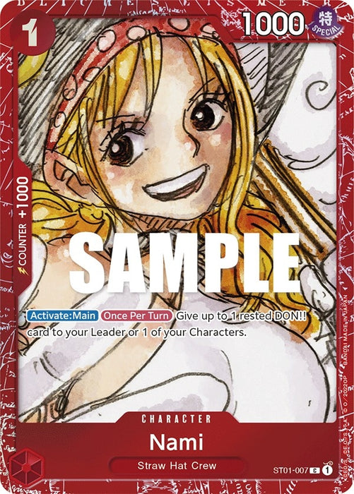 Nami (Premium Card Collection -ONE PIECE FILM RED Edition-) (ST01-007) (Foil) [One Piece Promotion Cards]