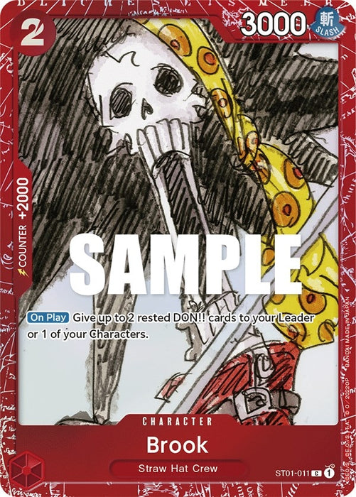 Brook (Premium Card Collection -ONE PIECE FILM RED Edition-) (ST01-011) (Foil) [One Piece Promotion Cards]