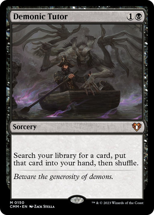 Image for Demonic Tutor (150) (Foil) [Commander Masters] - Magic: The Gathering