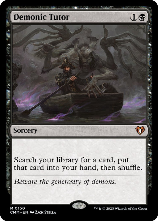 Image for Demonic Tutor (150) [Commander Masters] - Magic: The Gathering