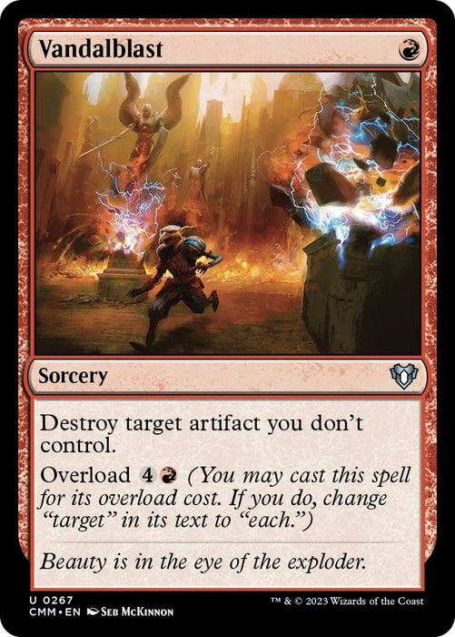 Vandalblast (267) (Foil) [Commander Masters]
