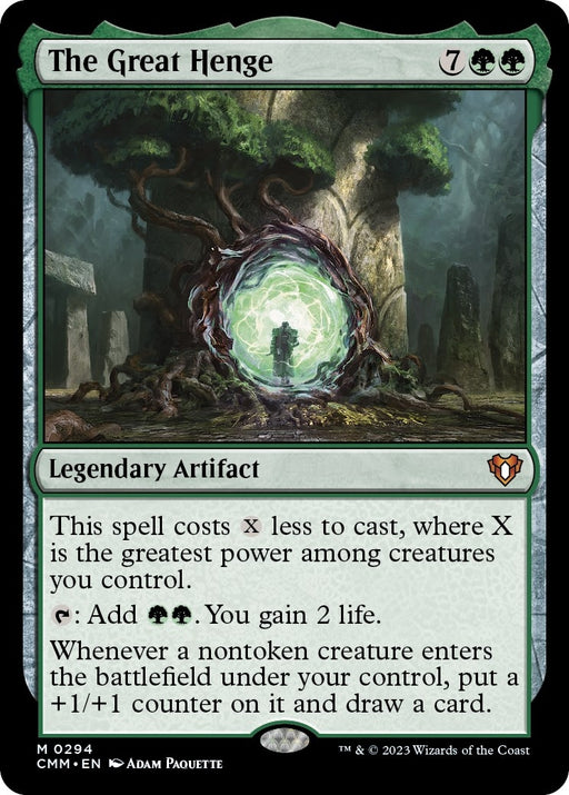 Image for The Great Henge (294) (Foil) [Commander Masters] - Magic: The Gathering