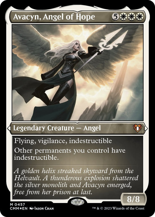Avacyn, Angel of Hope (Foil Etched) (457) (Foil) [Commander Masters]