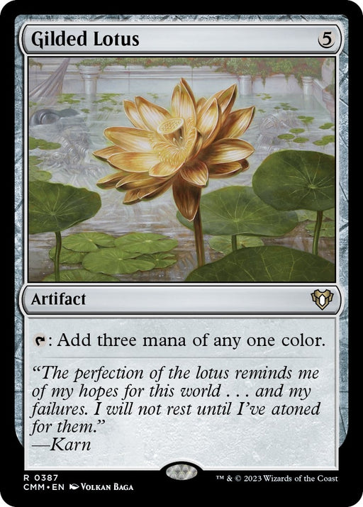 Image for Gilded Lotus (387) (Foil) [Commander Masters] - Magic: The Gathering