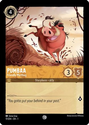 Pumbaa - Friendly Warthog (17/204)  [The First Chapter]