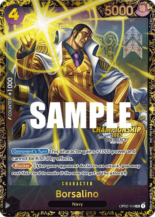 Borsalino (Championship 2023) [OP02-114] (One Piece Promotion Cards)