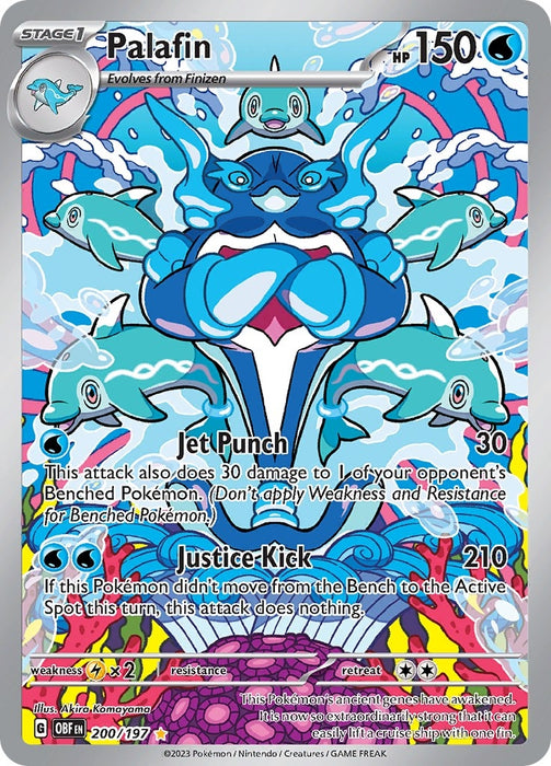 Image for Palafin (200/197) (Holofoil) [SV03: Obsidian Flames] - Pokemon