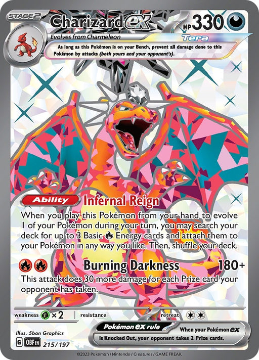 Image for Charizard ex (215/197) (Holofoil) [SV03: Obsidian Flames] - Pokemon