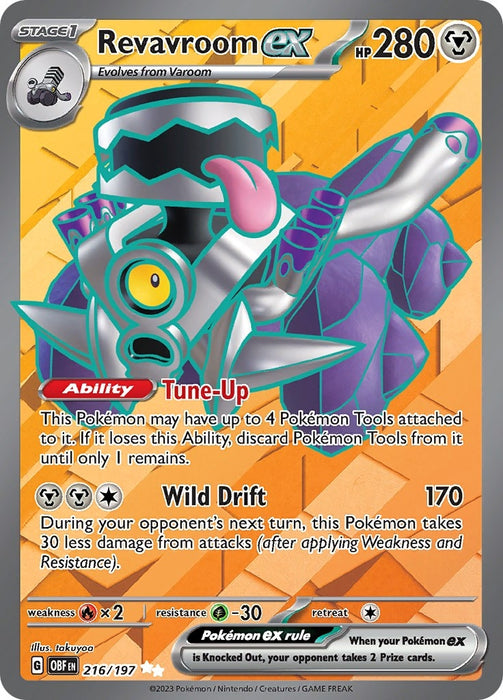 Image for Revavroom ex (216/197) (Holofoil) [SV03: Obsidian Flames] - Pokemon