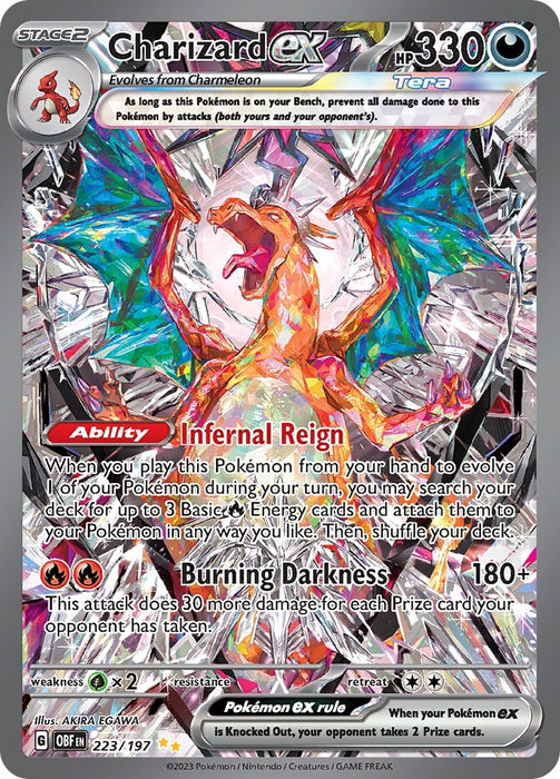 Image for Charizard ex (223/197) (Holofoil) [SV03: Obsidian Flames] - Pokemon