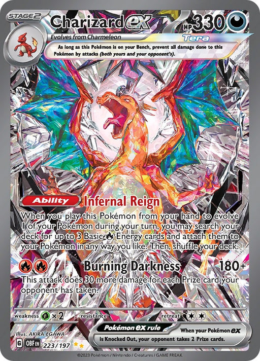 Image for Charizard ex (223/197) (Holofoil) [SV03: Obsidian Flames] - Pokemon