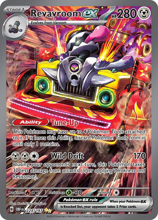Image for Revavroom ex (224/197) (Holofoil) [SV03: Obsidian Flames] - Pokemon
