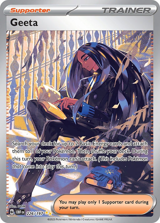 Image for Geeta (226/197) (Holofoil) [SV03: Obsidian Flames] - Pokemon