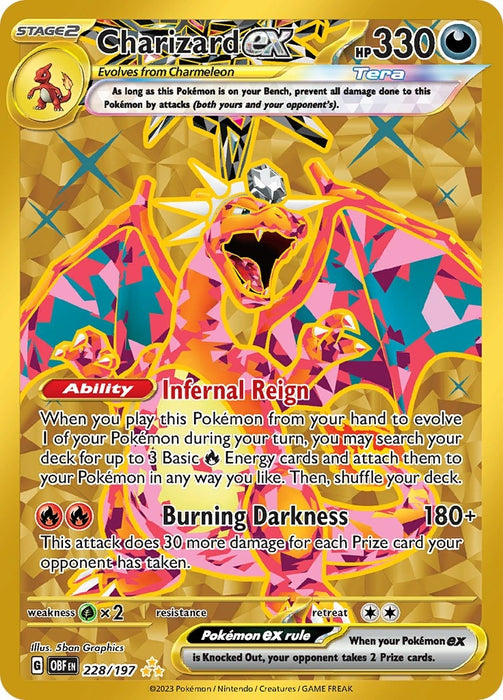 Image for Charizard ex (228/197) (Holofoil) [SV03: Obsidian Flames] - Pokemon
