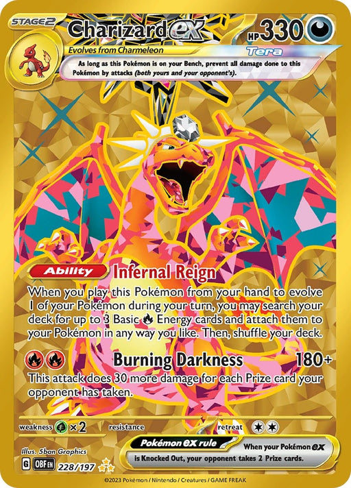 Image for Charizard ex (228/197) (Holofoil) [SV03: Obsidian Flames] - Pokemon