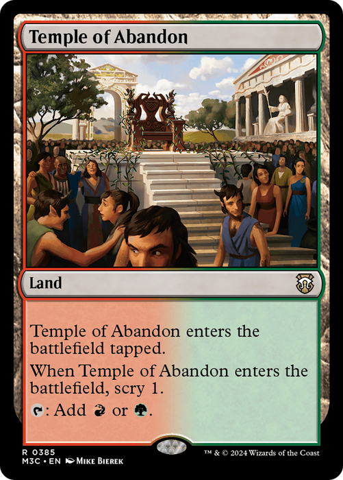 Temple of Abandon [M3C-385] Foil - Modern Horizons 3 Commander