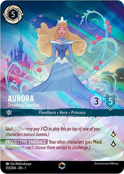 Image for Aurora - Dreaming Guardian (Enchanted) (213/204) (Holofoil) [The First Chapter] - Disney Lorcana