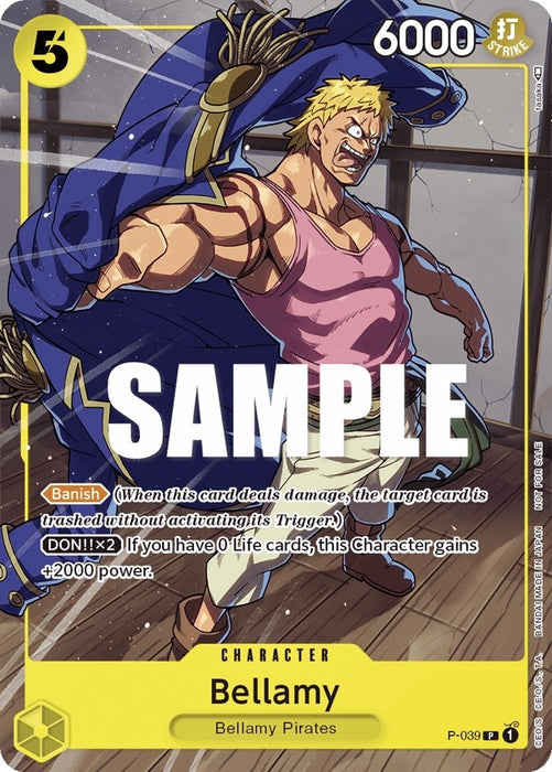 Bellamy (Pirates Party Vol. 4) [P-039] (One Piece Promotion Cards)